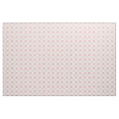 Tissu Pink Cream Daisy Flowers Retro Pattern (Yard)