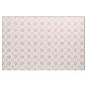 Tissu Pink Cream Daisy Flowers Retro Pattern (Fat Quarter)