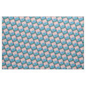 Tissu Pink cute reading (Yard)