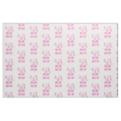 Tissu Pink Go Fight Win Megaphone (Fat Quarter)