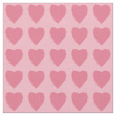 Tissu Pink Hearts Pattern (Fermer)