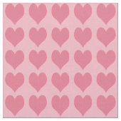 Tissu Pink Hearts Pattern (Fermer)