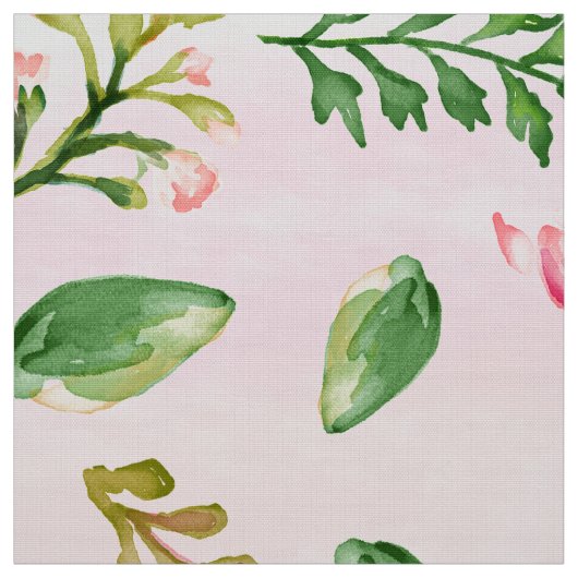 Tissu Pink Ombre Foliage (Échantillon)