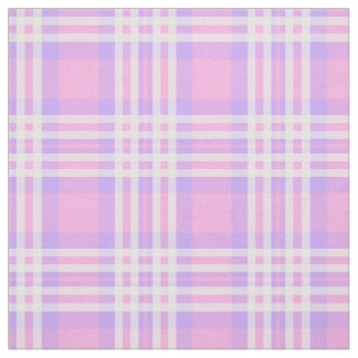 Tissu Pink Purple Lavender Plaid En vichy Check Girl