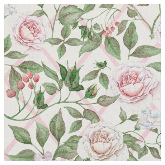 Tissu Pink Roses (Fermer)