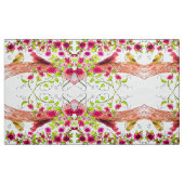 Tissu Pinsons au printemps (Yard)
