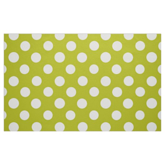 Tissu piqué Polka/Olive (Fat Quarter)