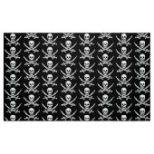Tissu Pirate Crâne et épée Noir Blanc (Fat Quarter)