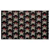 Tissu Pirate crâne et os croisés (Fat Quarter)