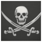 Tissu Pirate Skull and Sword Crossbones (TLAPD) (Échantillon)