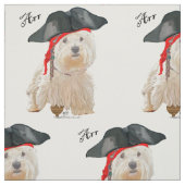 Tissu Pirate Westie (Échantillon)