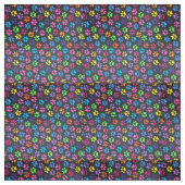 Tissu Pistes colorées (Échantillon)