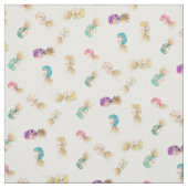 Tissu PixDezines Aloha Pineapples/DO-IT-YOURSELF Arrière (Échantillon)