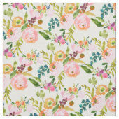 Tissu PixDezines aquarelle/ranunculus (Échantillon)