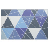 Tissu PixDezines hydrangeas géométriques/bleues (Fat Quarter)