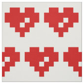 Tissu Pixel Heart 8 Bit Love (Échantillon)