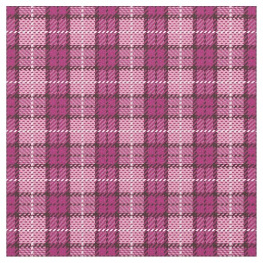 Tissu Pixel Plaid_Magenta-Noir (Fermer)