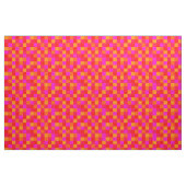 Tissu Pixel Rouge Orange Rose Couleurs Pattern (Fat Quarter)