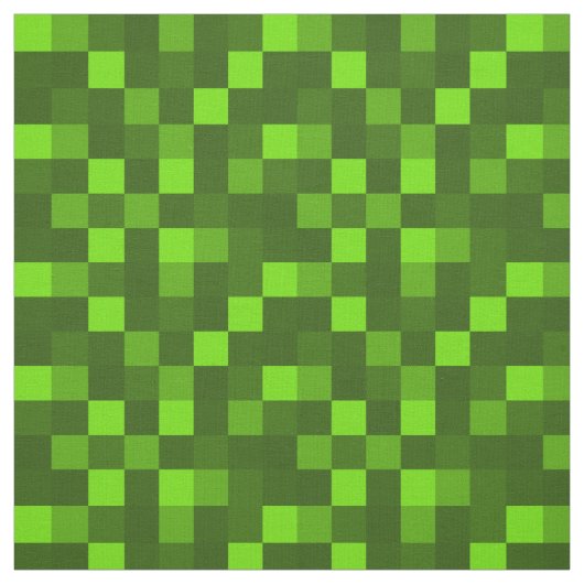 Tissu Pixel vert vert clair cube carombes (Échantillon)