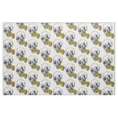 Tissu pizza à squelette (Fat Quarter)