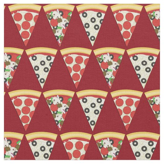 Tissu Pizza Cuisine Enfants (Fermer)