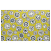 Tissu place du cirque de mandala chartreuse (Fat Quarter)
