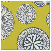 Tissu place du cirque de mandala chartreuse (Fermer)