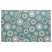 Tissu place du cirque de mandala turquoise (Fat Quarter)