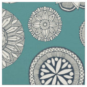 Tissu place du cirque de mandala turquoise (Fermer)