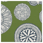 Tissu place du cirque de mandala vert (Fermer)