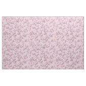 Tissu Placers de perles blanches roses sur velours rose (Yard)