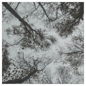 Tissu Plafond noir et blanc de forêt (Détail)
