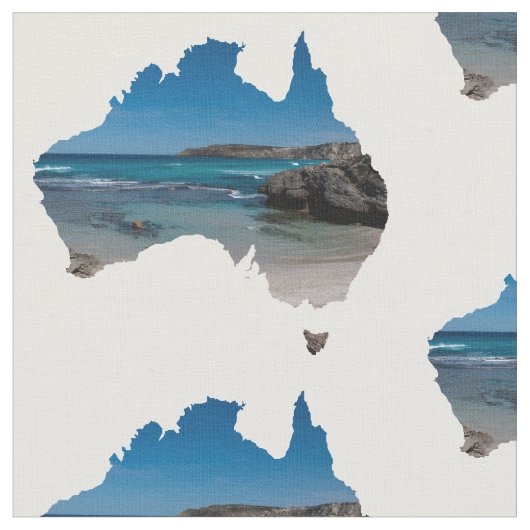 Tissu Plage isolée au paradis Australie (Fermer)