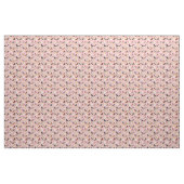 Tissu Plage rose des chiens de Dachshund (Yard)