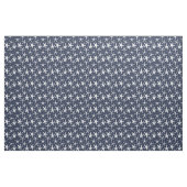 Tissu Plage Starfish White et Navy Blue Stripes (Yard)