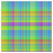 Tissu Plaid Arc-en-ciel Bluisantes de couleurs (Échantillon)