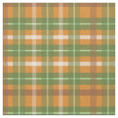 Tissu Plaid automne vert et orange (fermé)