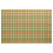 Tissu Plaid automne vert et orange (Fat Quarter)