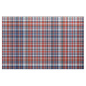 Tissu Plaid blanc et bleu rouge (Fat Quarter)