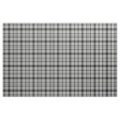 Tissu Plaid blanc et gris noir (Yard)