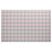 Tissu plaid blanc gris rose classique (Yard)