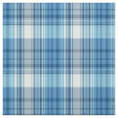 Tissu Plaid Bleu Avec Blanc (Échantillon)