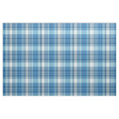 Tissu Plaid Bleu Avec Blanc (Fat Quarter)