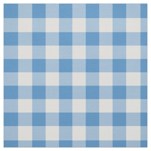 Tissu Plaid bleu-clair et blanc classique de guingan (Échantillon)