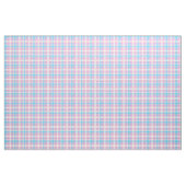 Tissu Plaid bleu-clair, rose et blanc (Fat Quarter)