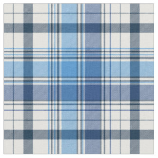 Tissu Plaid bleu classique