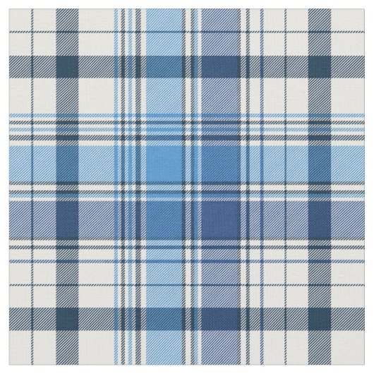 Tissu Plaid bleu classique (Fermer)