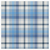 Tissu Plaid bleu classique (Échantillon)