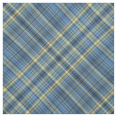 Tissu Plaid bleu et jaune (Échantillon)