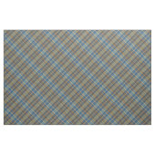 Tissu Plaid bleu et orange (Yard)